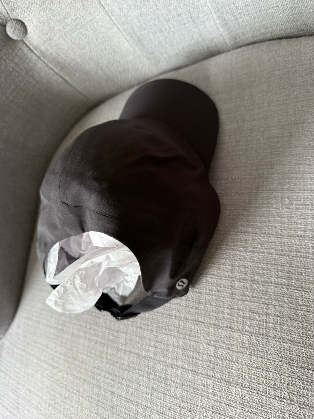 Lululemon Fast And Free Ponytail Hat Black - Picture 3 of 5
